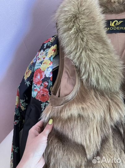 Жилетка меховая натуральная