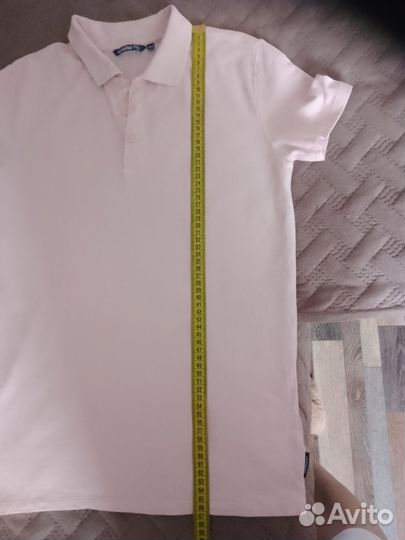 Поло женское. Цвет розовый. Размер 46