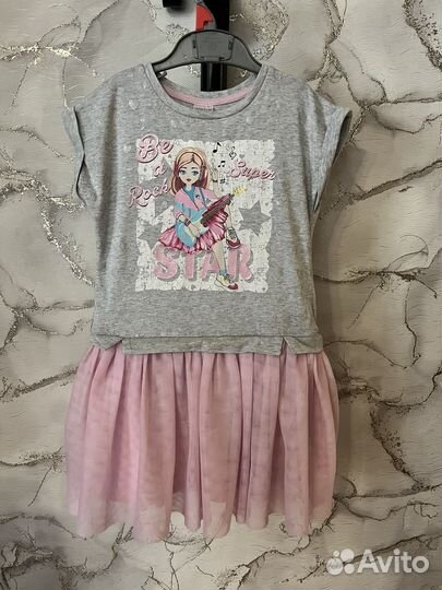 Вещи на девочку (пакетом, 110 размер)