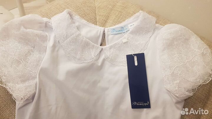 Новые школьные блузки р 152