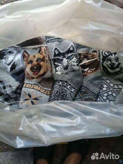 Шерстяные носки