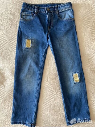 Джинсы, брюки Zara, H&M 116-122 см