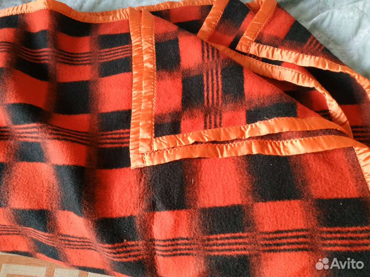 Покрывало одеяло плед шерсть