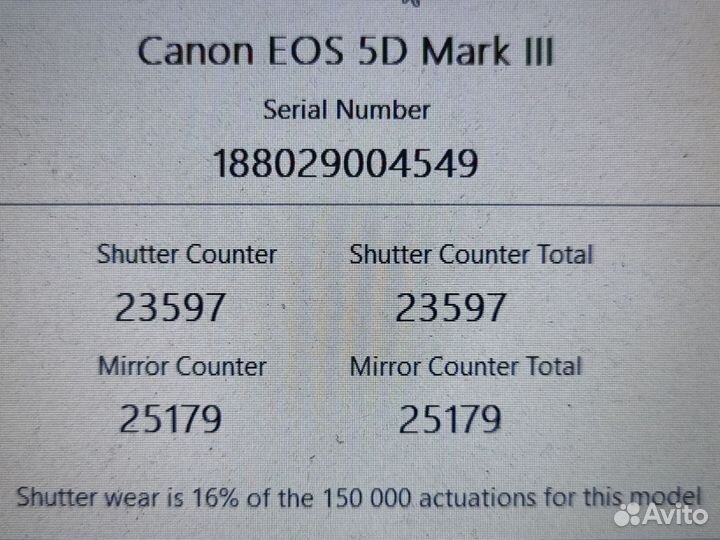 Фотоаппарат Canon EOS 5D Mark III body