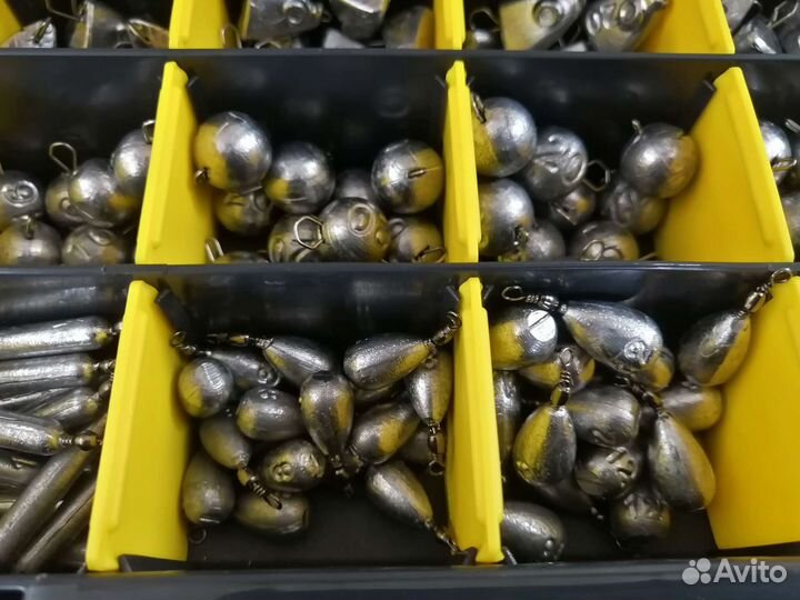 Набор рыболовных грузов (чебурашки, кормушки и др)