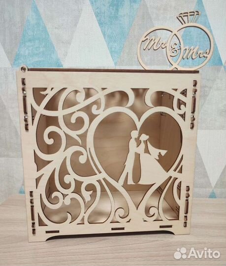 Свадебный сундук коробка для денег подарки