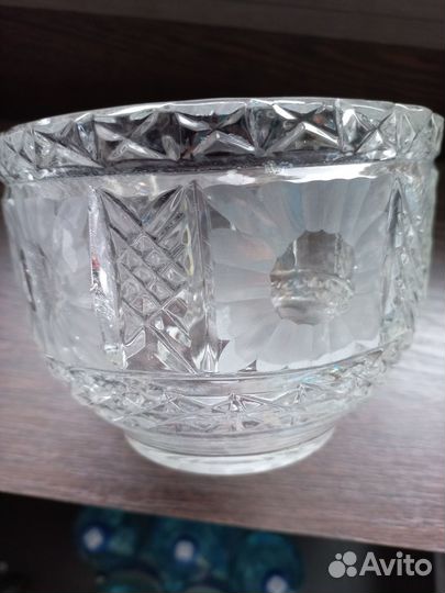 Салатник или вазочка хрустальная