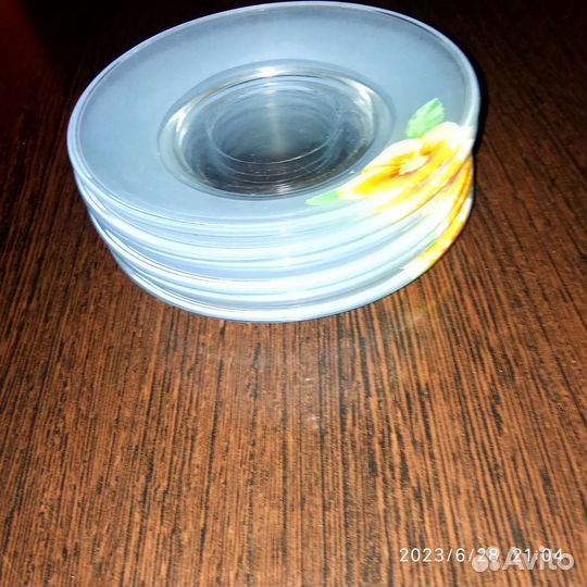 Блюдца набор из 6 шт