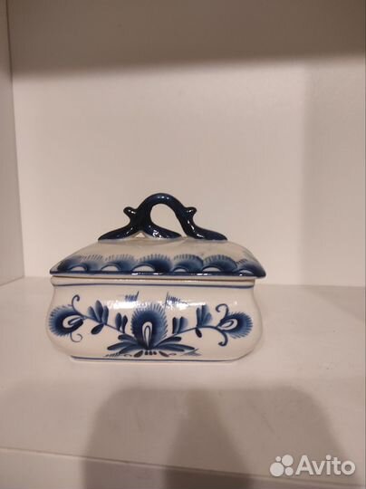 Шкатулка гжель СССР