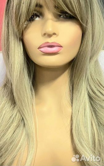 Парик из волос новый длинный 60 см,каскад