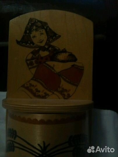 Солонка деревянная