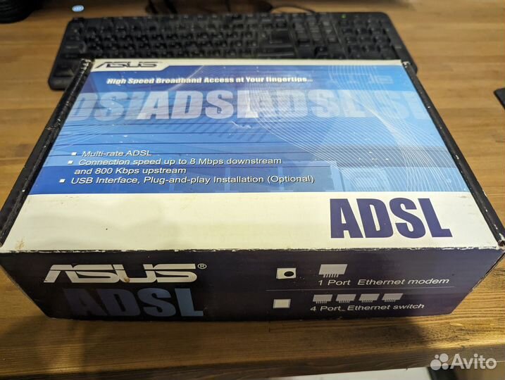 Adsl модем asus AAM6010EV