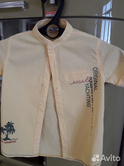 Рубашка х/б для мальчика, 122- 128р.турция