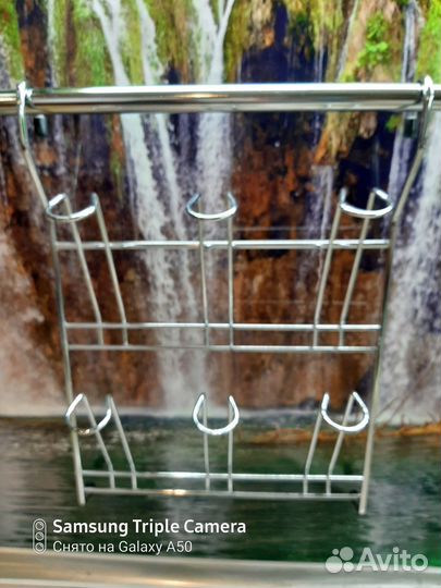 Держатель на рейлинг для чашек