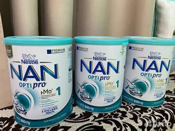 Детская смесь Nan opti #1, #2 800гр