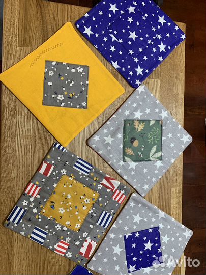 Прихватки, подставки под горячее, тарелки