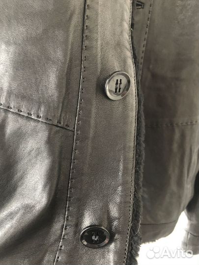Кожаная куртка мужская