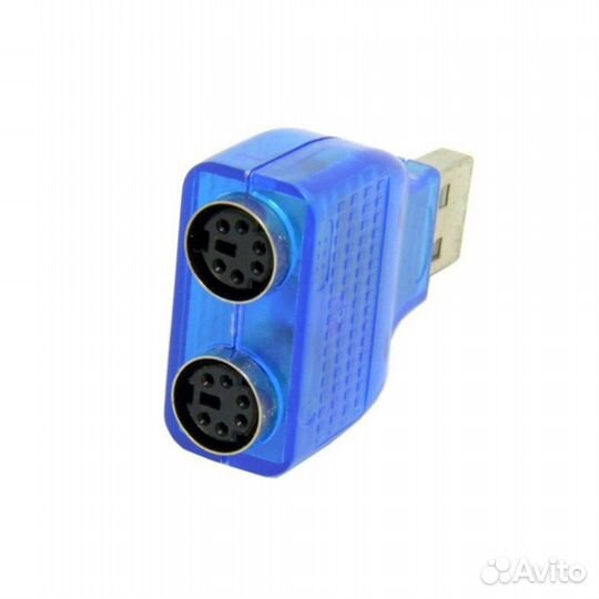 USB to 2x PS/2 (mini DIN6) адаптер конвертер
