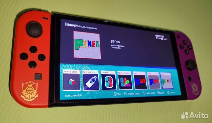 Nintendo switch oled прошит 192 gb