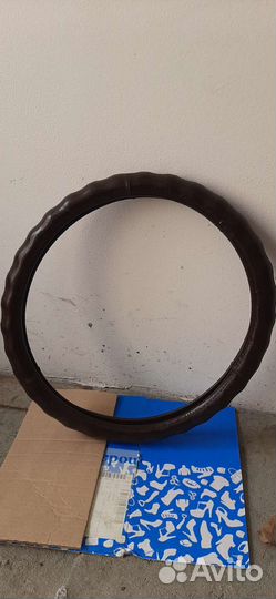 Оплётка рулевого колеса, натуральная кожа