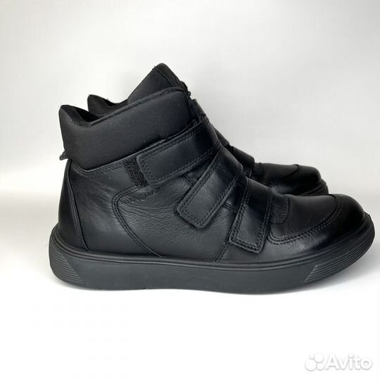 Кеды Ecco 37 высокие кожаные ботинки