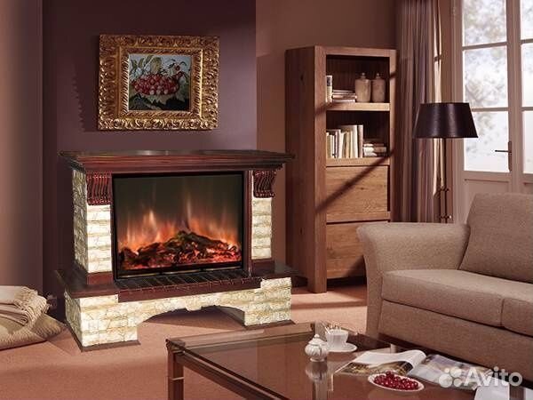 Электрокамин Glenrich Бостон К Карелия 28 Arte 28