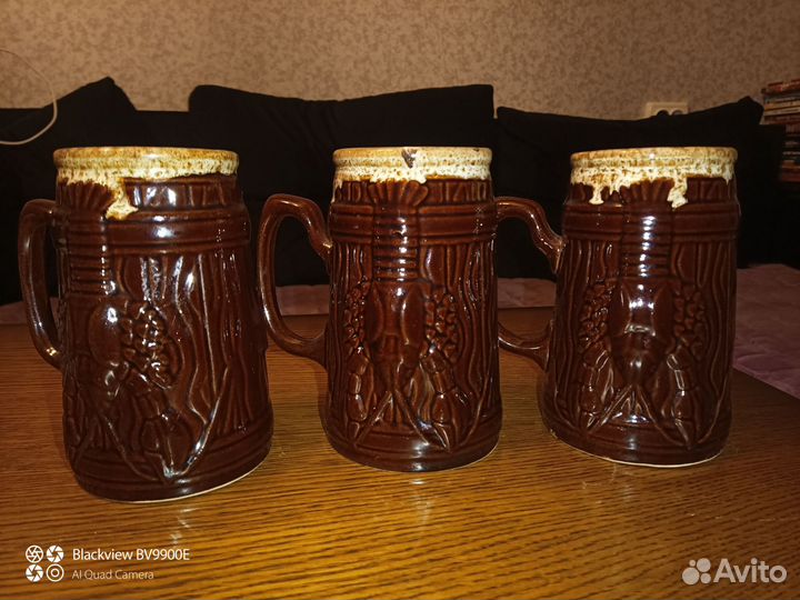 Керамические пивные кружки СССР