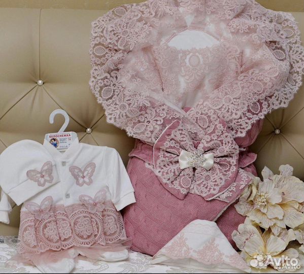 Конверт на выписку для девочки