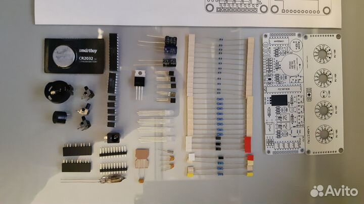 Набор для сборки часов с лампами ин-14