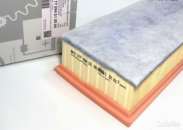 Воздушный фильтр Mercedes-Benz А1770940100