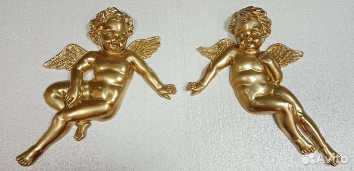 Ангелочки орнамент на стену