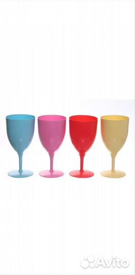 Бокалы пластиковые