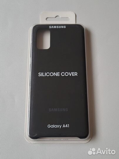 Чехол Silicone Cover на Samsung A41 оригинал