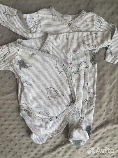 Слип и боди для новорожденного 56