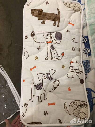 Набор в коляску, матрас и подушка новые