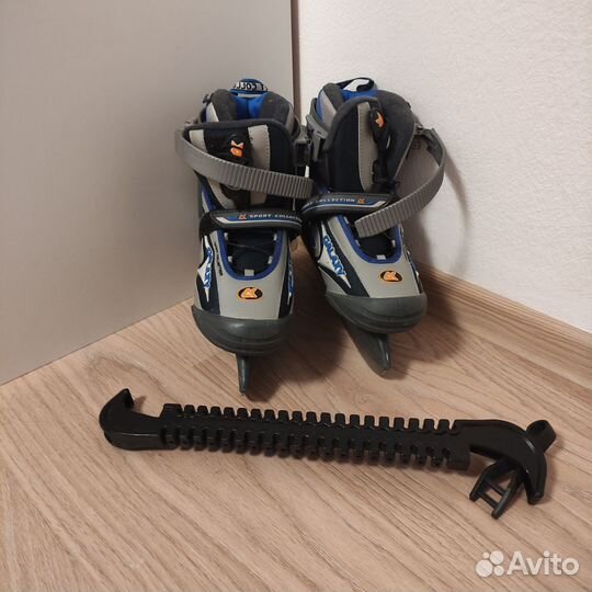 Коньки раздвижные р 36-39