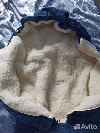 Конверт детский зимний на овчине