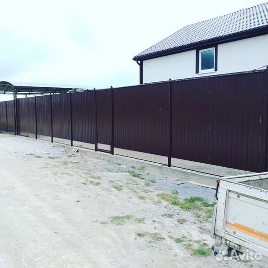 Установка 3D заборов