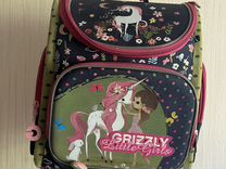 Портфель Grizzli школьный ранец для девочки