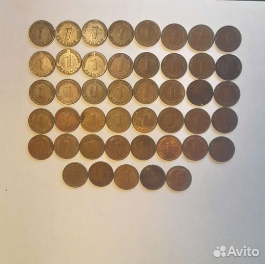Пфенинги. Германия. Все разные