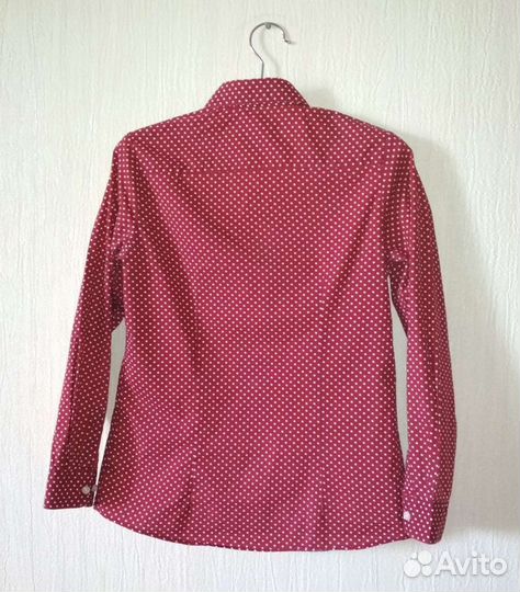 Рубашка хлопковая с длинным рукавом р.40-42