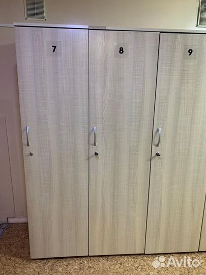 Шкафы для раздевалок бу