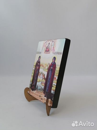 Петр и Феврония, 15x20x1,8 см, арт И8988