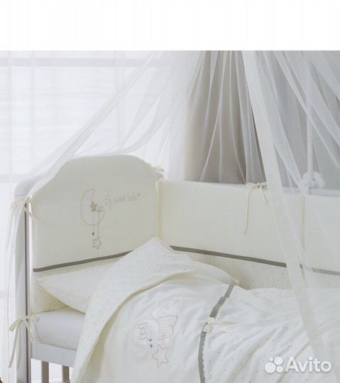 Бортики в детскую кроватку perina