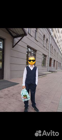 Школьная форма на мальчика 146см, синар