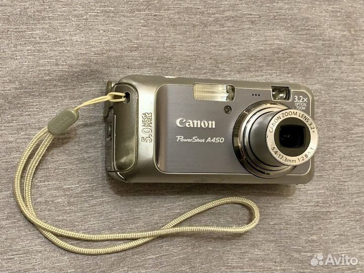 Фотоаппарат сanоn А450 винтаж Y2K полный комплект