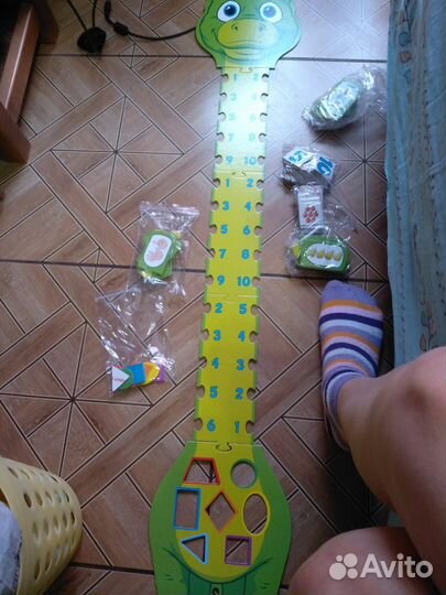 Набор учись считать с динозавриком