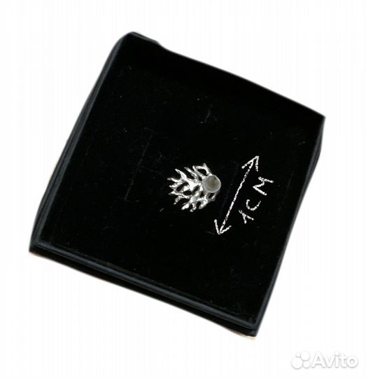 Моносерьга серебро