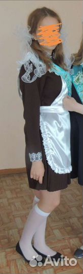 Школьный фартук и банты