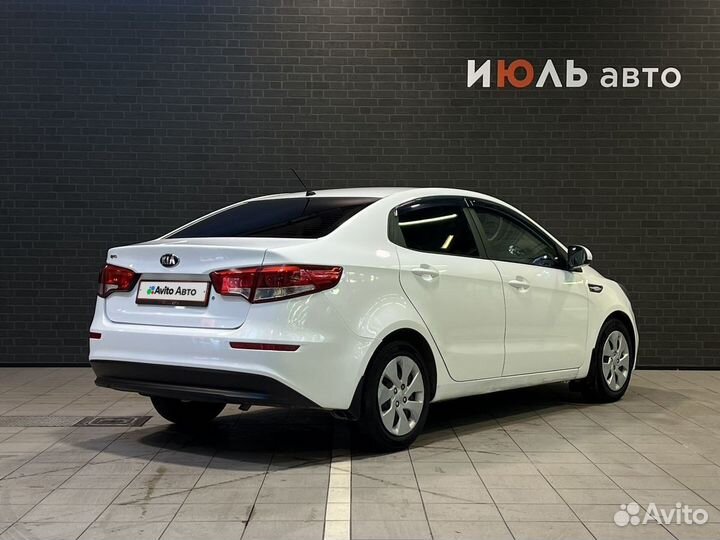 Kia Rio 1.4 МТ, 2016, 114 932 км